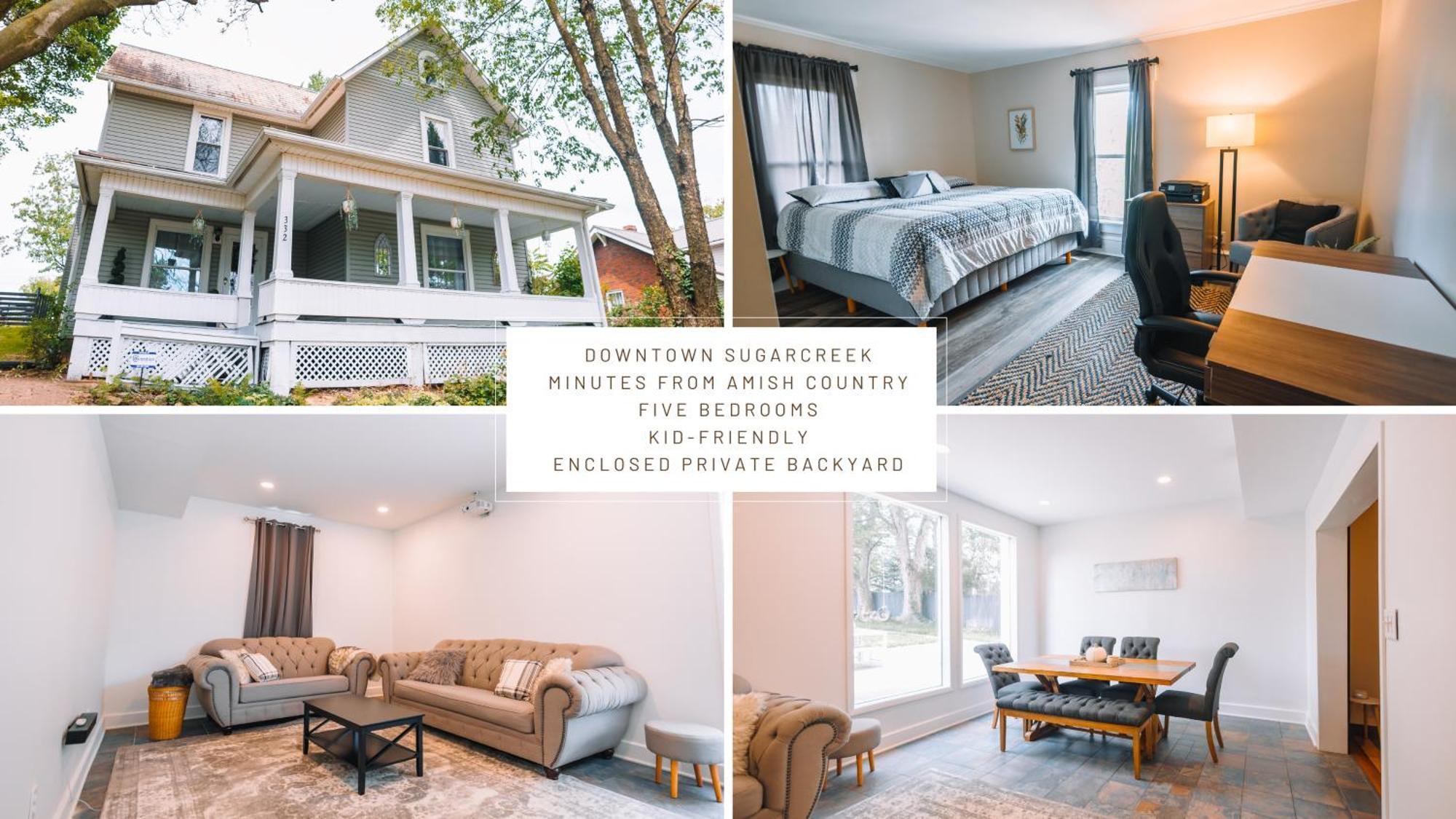 Downtown Escape Great For Large Families & Groups Villa Sugarcreek Exterior foto